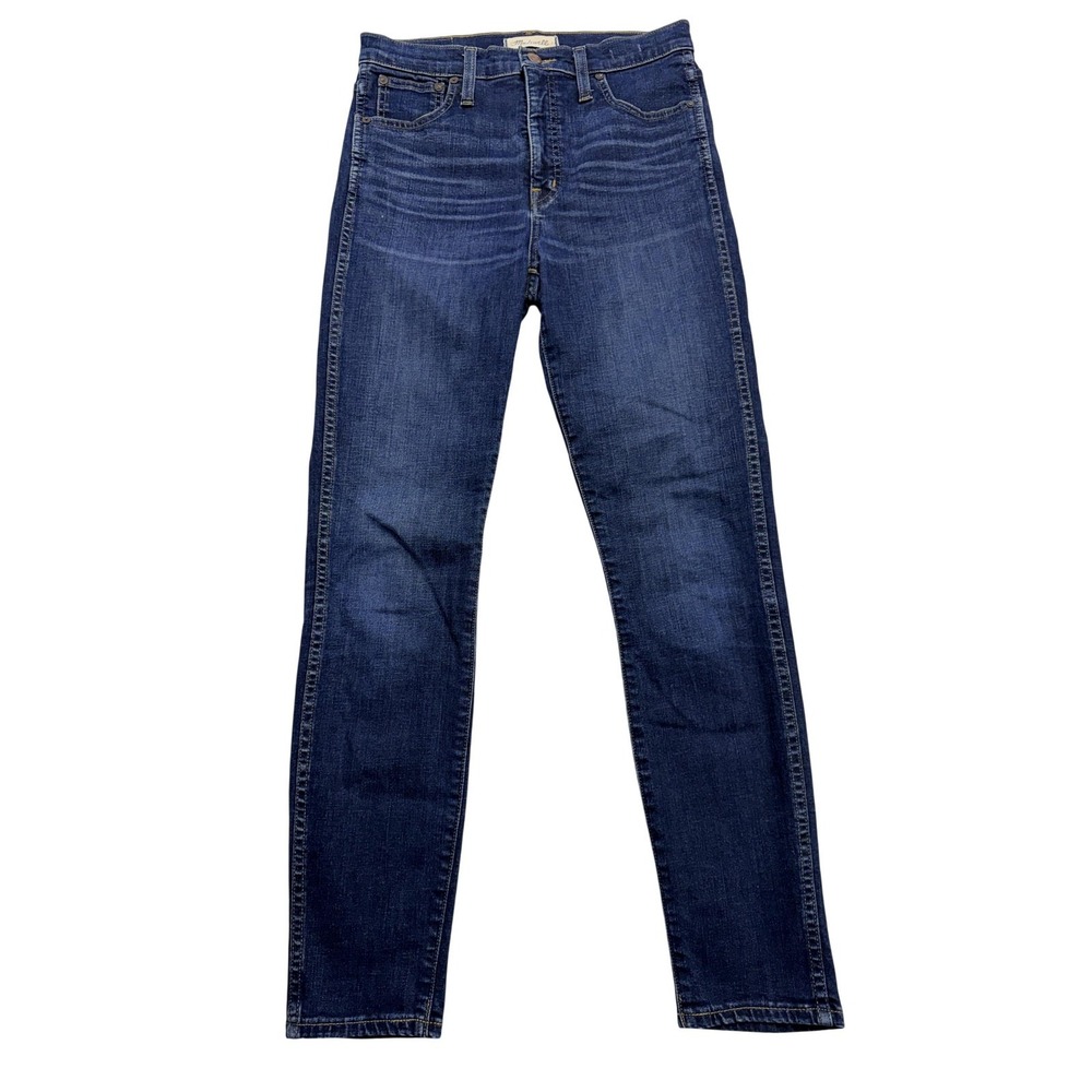 Madewell 10" High-Rise Skinny Jeans Womens 28β Blue Medium Wash 28x28 Stretch